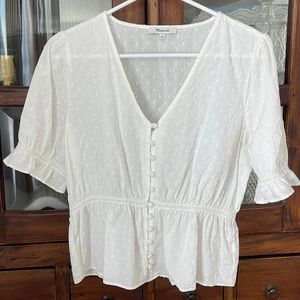 Madewell Peplum Top